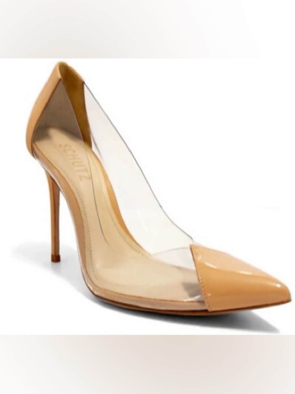 Schutz Women’s Pointed Toe Nude Pumps sz 37.5